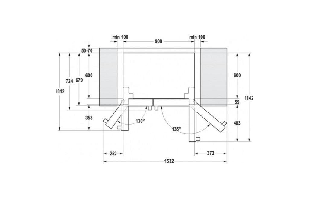 SIDE BY SIDE GORENJE NRS9182VB